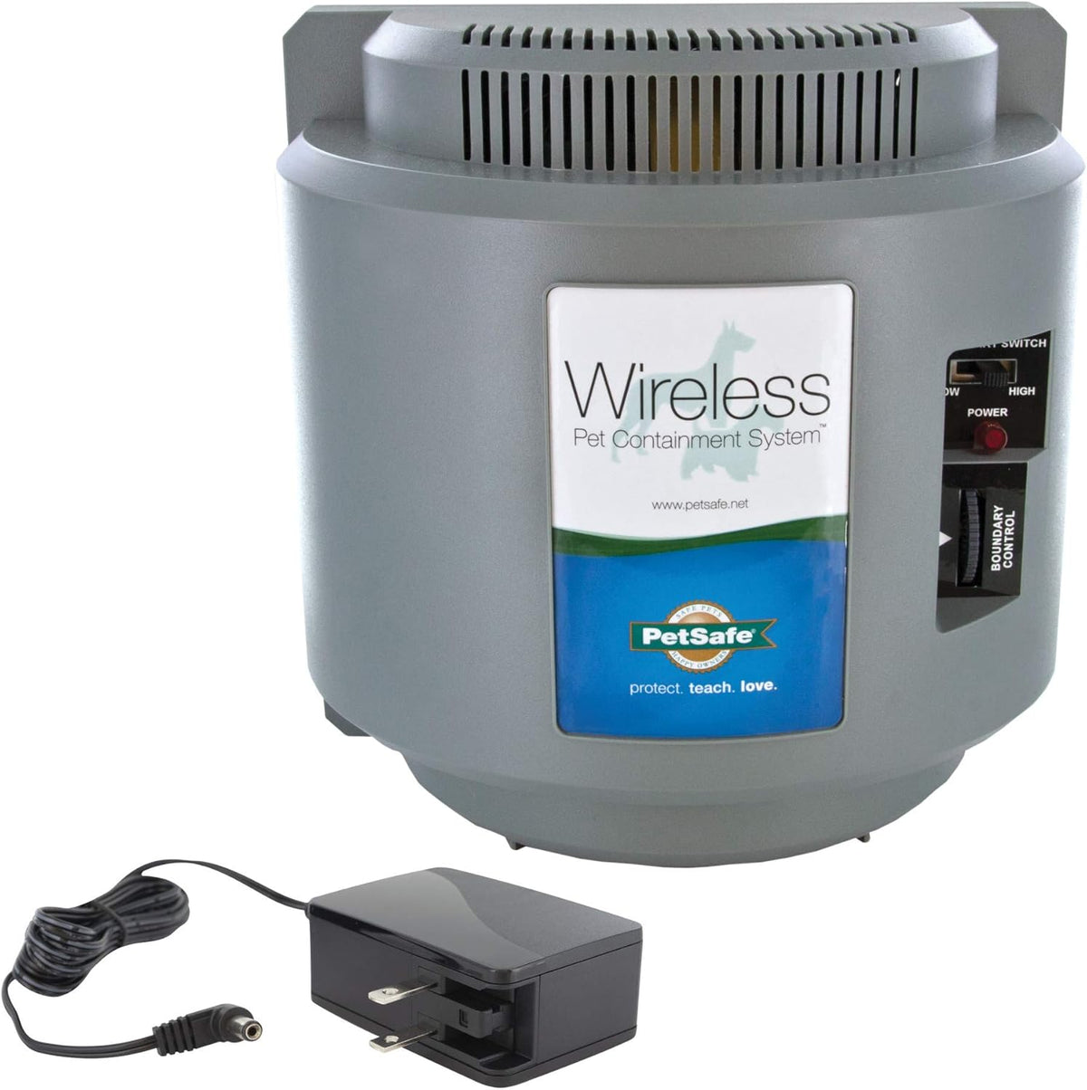 Wireless Pet Fence Pet Containment System, Covers up to 1/2 Acre, Waterproof Receiver with Tone / Static Correction U21890
