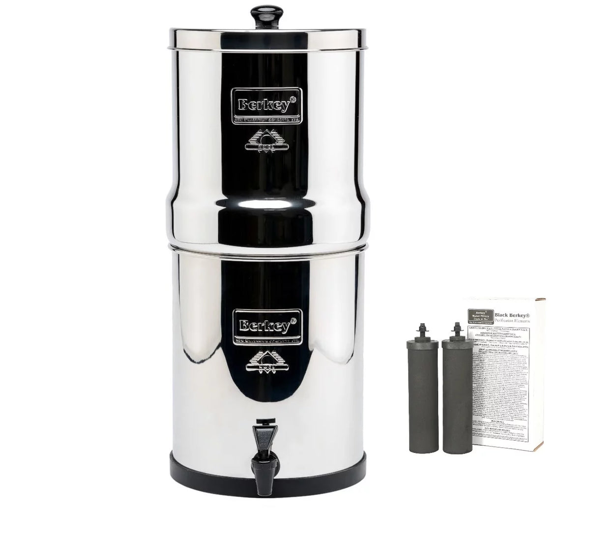 1.5 Gal Water System 2 Black Purifiers G65762