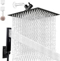 8'' Rainfall Stainless Steel Shower Head Combo with Handheld Shower and 78'' Shower Hose, Pack of 2 P449