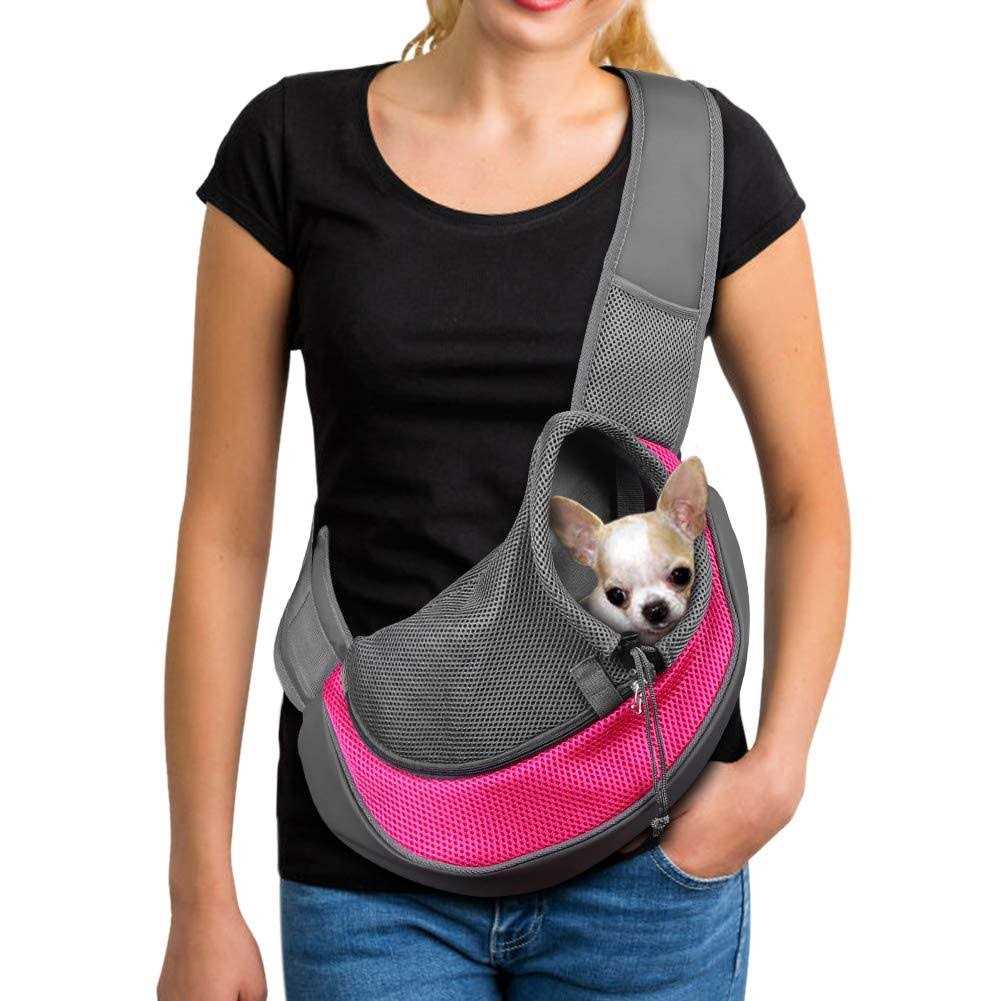 Breathable Mesh Pet Dog Sling Carrier E18966