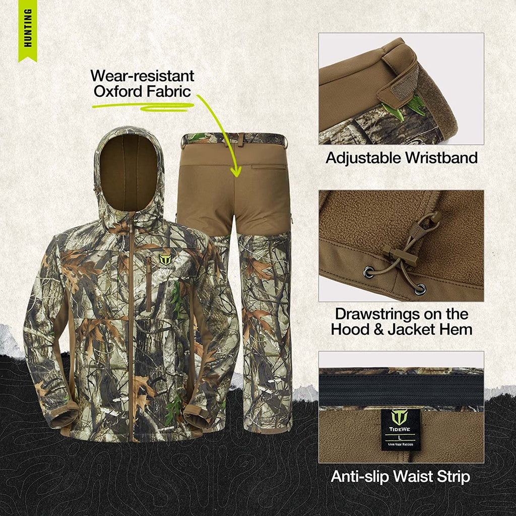 Hunting Jacket and Pants with Fleece Lining W77175