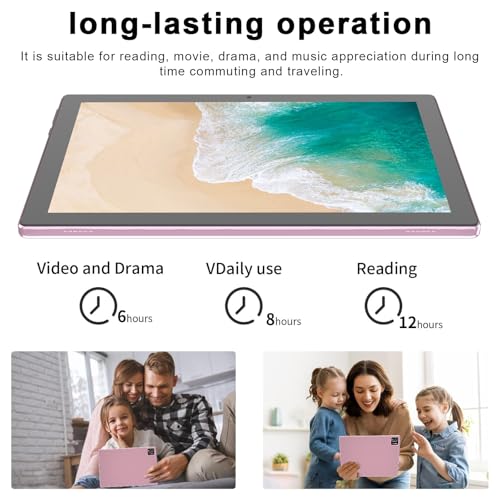 10" Android 15 Tablet 12 GB RAM 64GB ROM Black Z68808