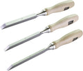 Wood Chisel Set Chrome-Vanadium Steel Set of 3 Q264