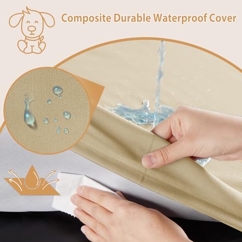 Waterproof Orthopedic Dog Bed with Removable Washable Cover H916