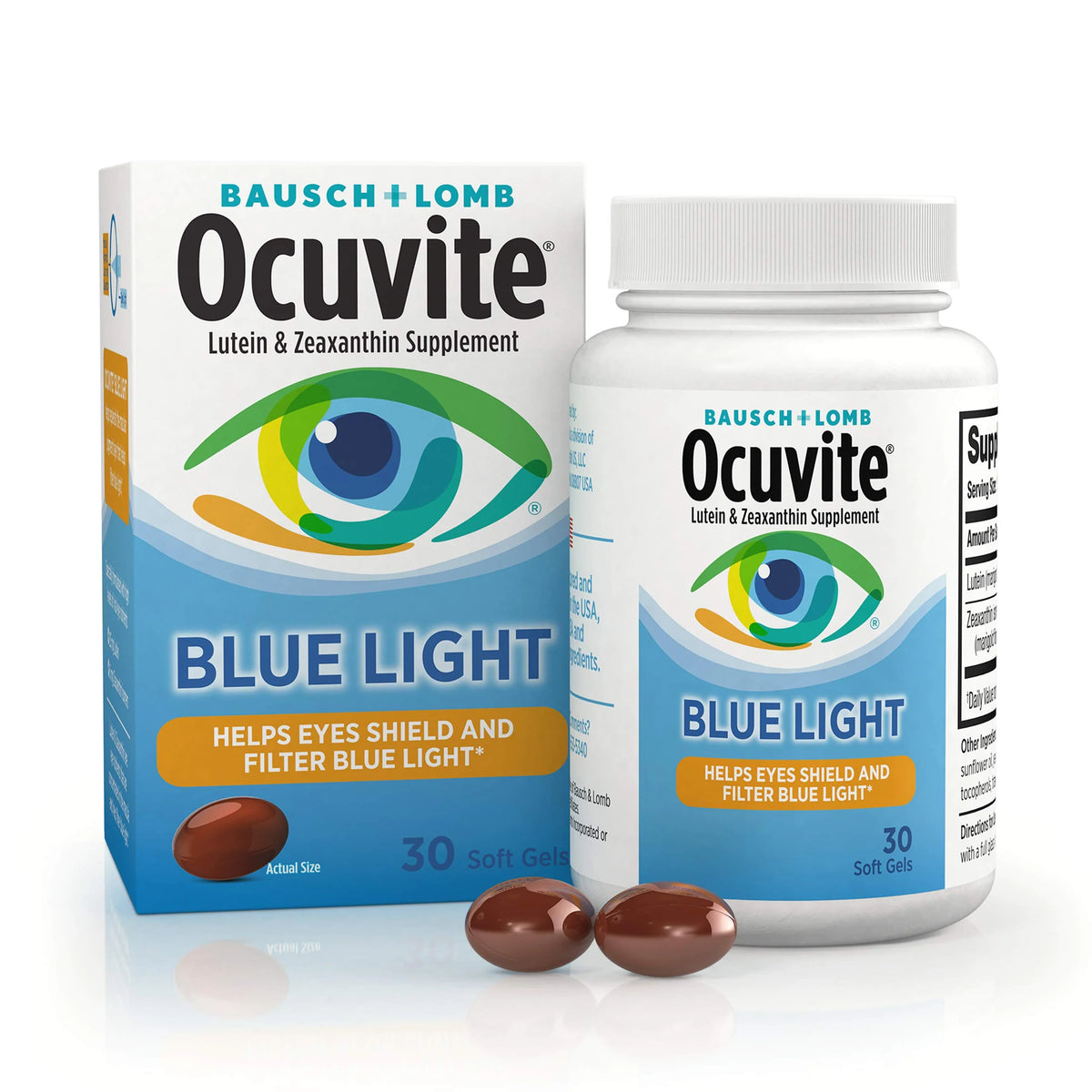 25mg Lutein & Zeaxanthin Supplement 30 Softgels E3439
