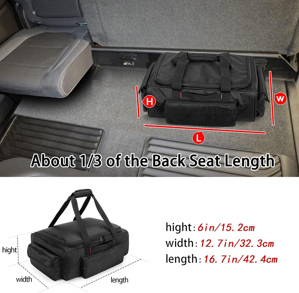 Under Seat Storage Bag with Inner Dividers & Multiple Pockets S425