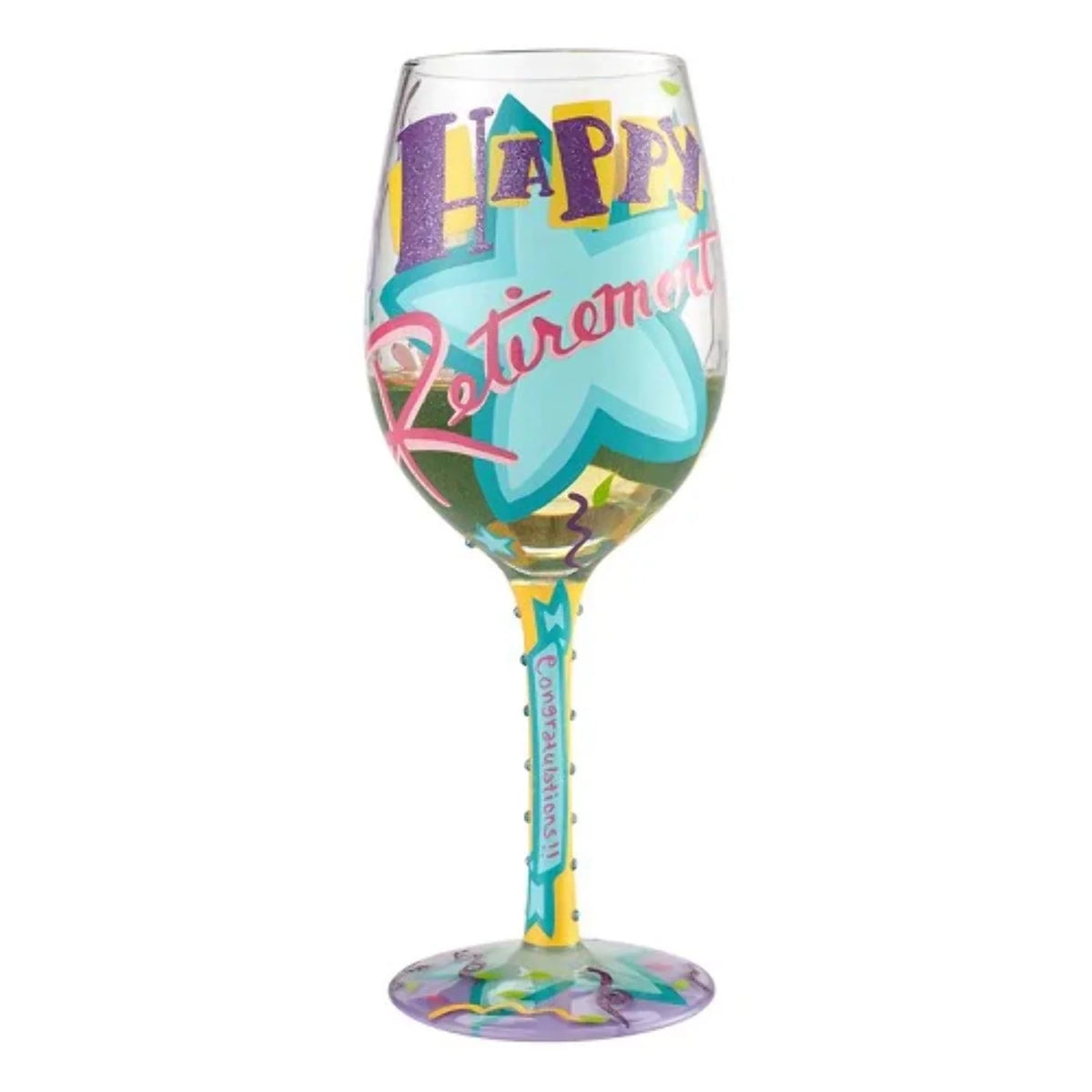 Retirement Wine Glass K6000