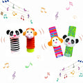 Baby Socks Toys Wrist Rattle and Foot Finder Developmental Early Educational Toys Set (4 PCS) U185