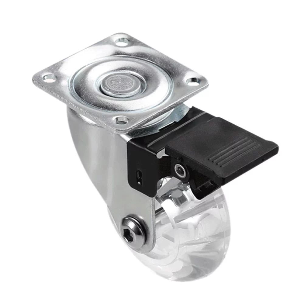 3 Inches Transparent Swivel Caster Wheels V102860