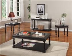 Vintage Burnished Black Occasional Tables S1436