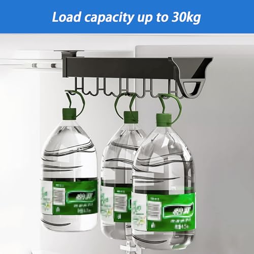 Multifunctional Slide Broom And Mop Organizer/storage, Hanging Garage Storage Rack (36cm/14.17inch) K59747