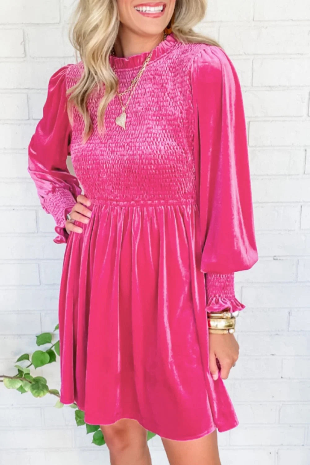 Velvet Dress J2202