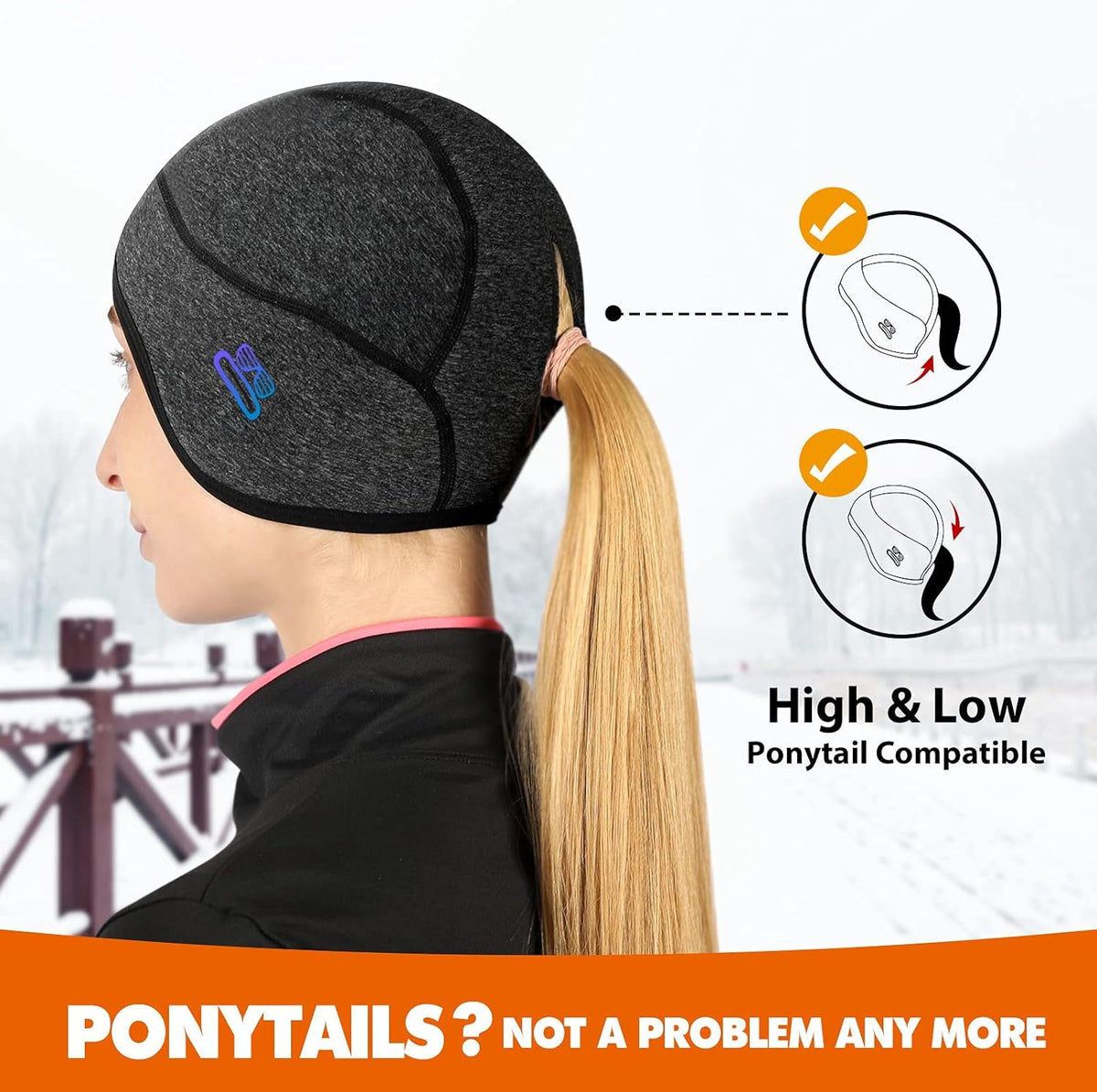 2-Pack Thermal Cycling Skull Cap S585055