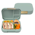 Dark Gray Bento Lunch Box, 3-4 Compartments, Leak-Resistant, 44 fl oz, BPA-Free H89106