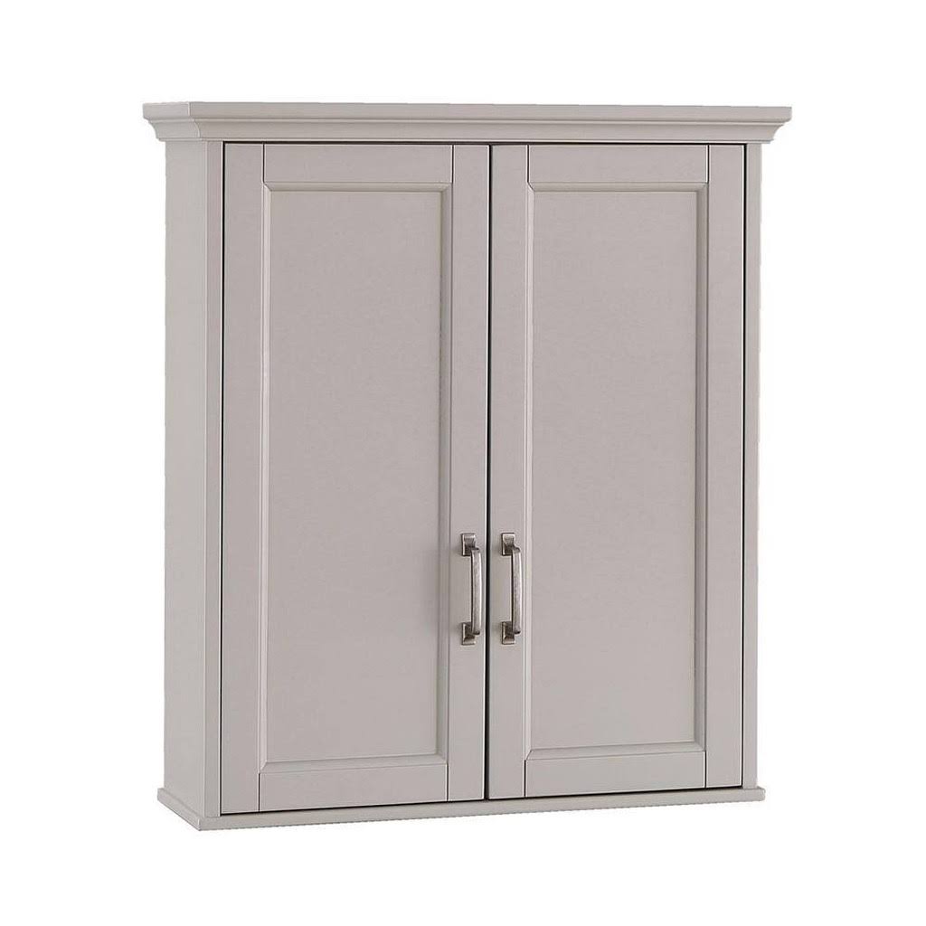 Grey Bathroom Storage Wall Cabinet Y25566