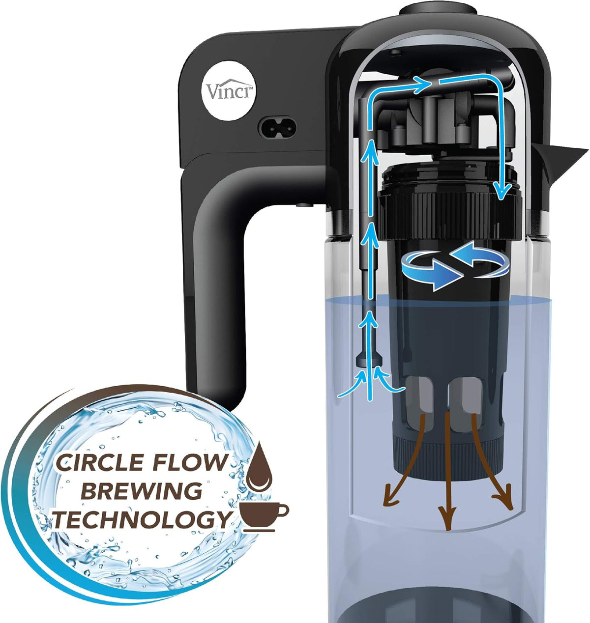 Cold Brew Electric Coffee Maker 1.1 Liter Glass Carafe Y688