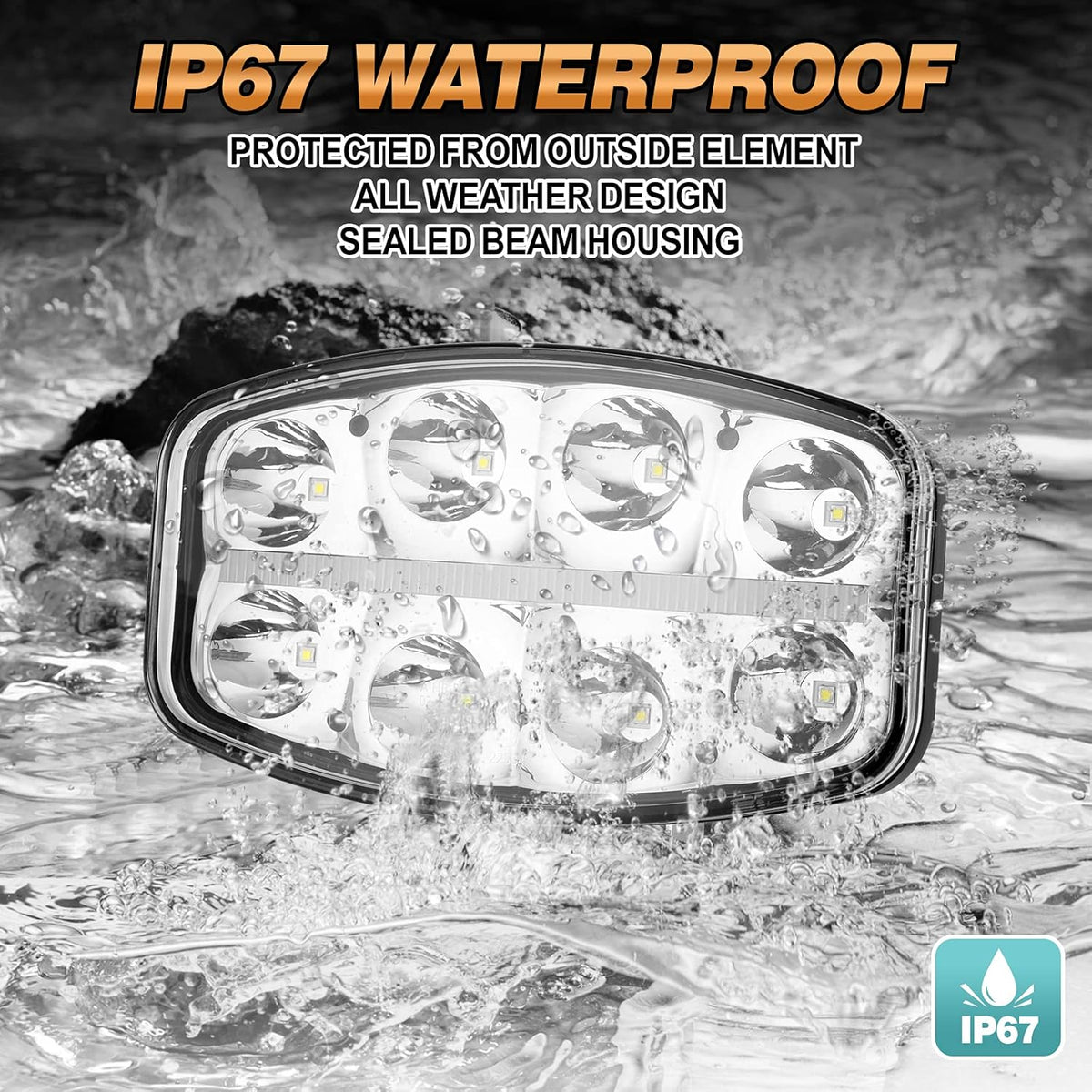 LED Work Light Driving Fog Light Off-Road Light LED Pods Flood & Spot Combo Beam J365524