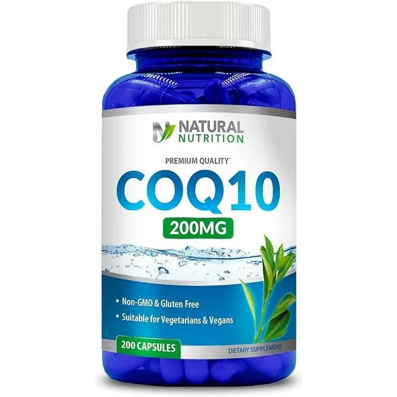 CoQ10 200mg 200 Capsules Gluten Free Non-GMO P6145