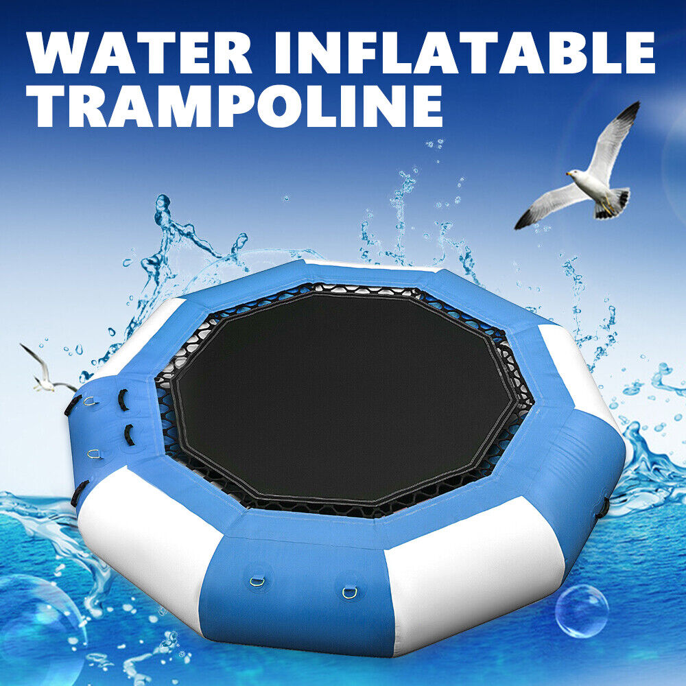Blue Inflatable Water Trampoline K48802