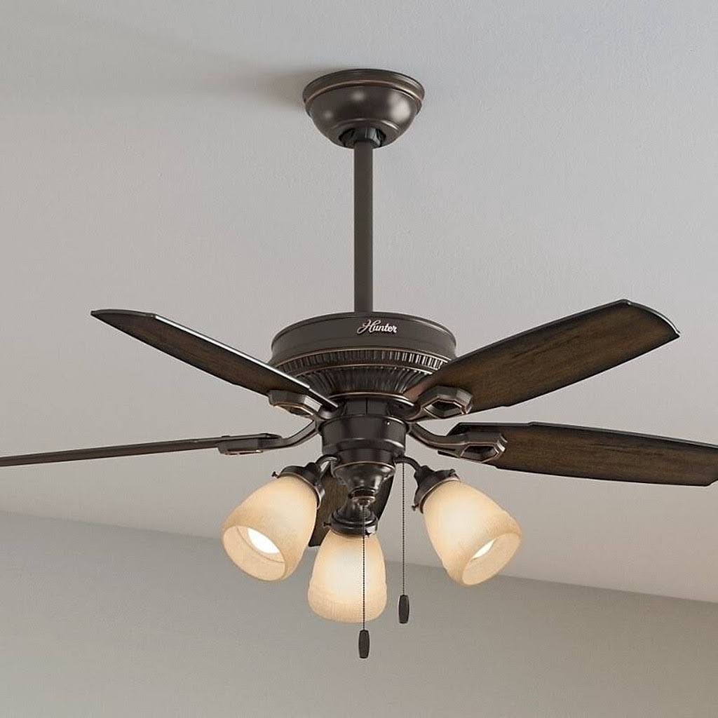 Onyx Bengal Ceiling Fan with Light M186