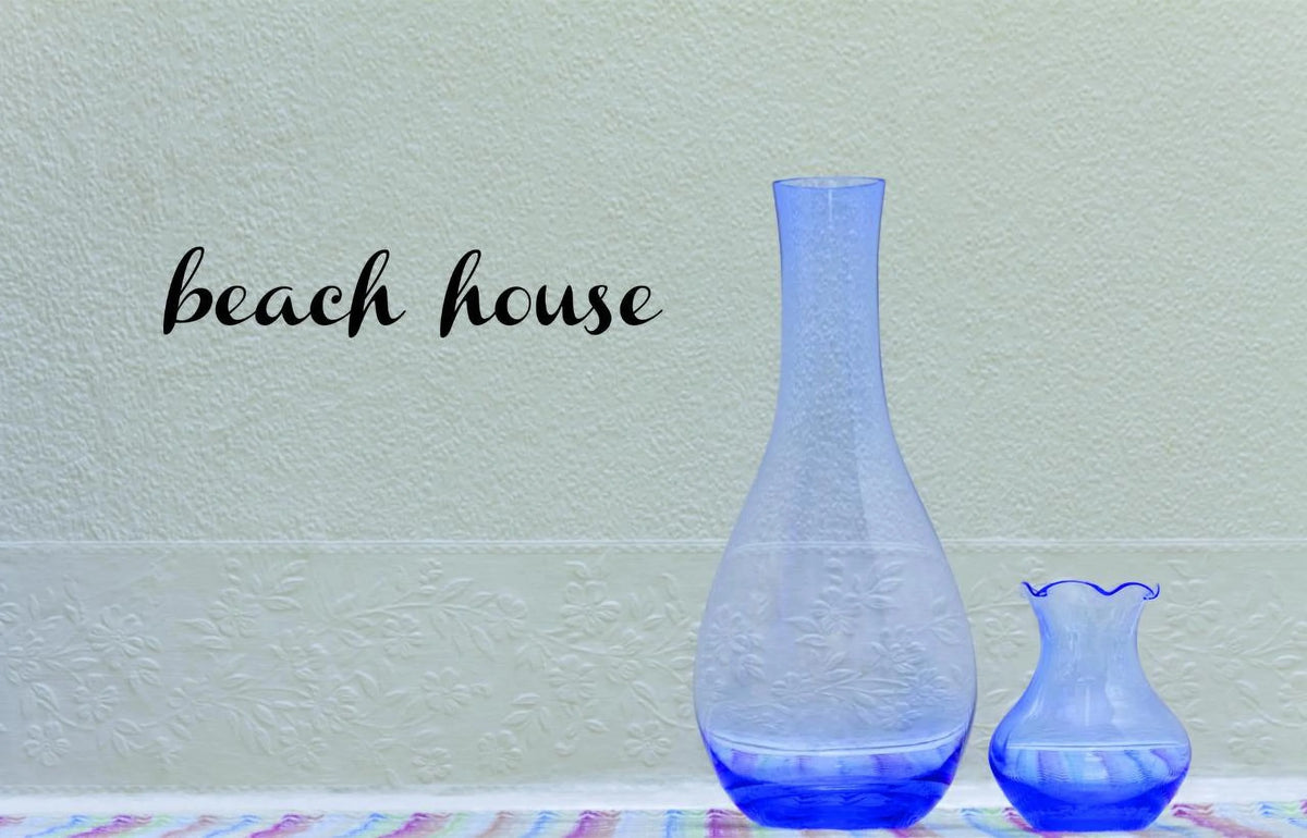 Beach Wall Decal Sticker - 17 Inch x 38 Inch E1295
