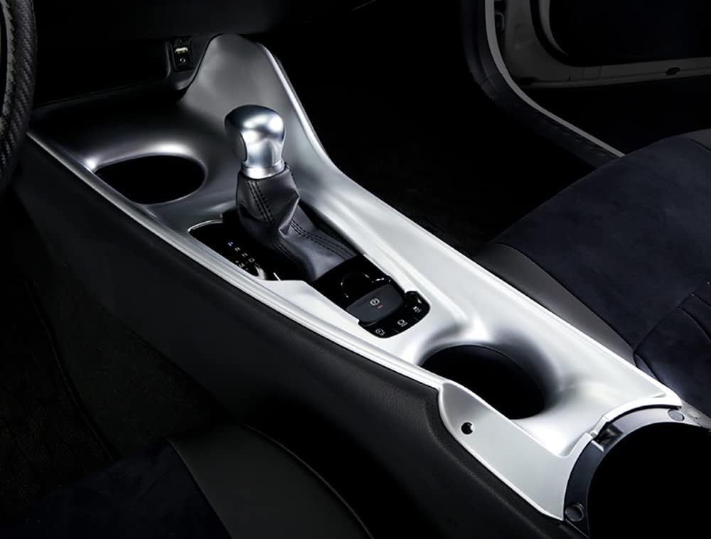 Carbon Fiber Style Interior Gear Shift Panel Cover Trim Frame P653