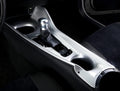 Carbon Fiber Style Interior Gear Shift Panel Cover Trim Frame P653
