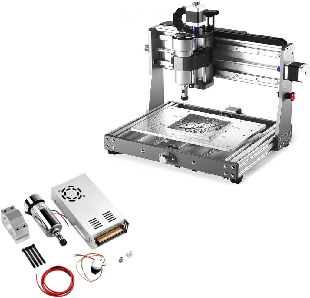 CNC Router Machine with 300W Brush DC Spindle Motor O4114