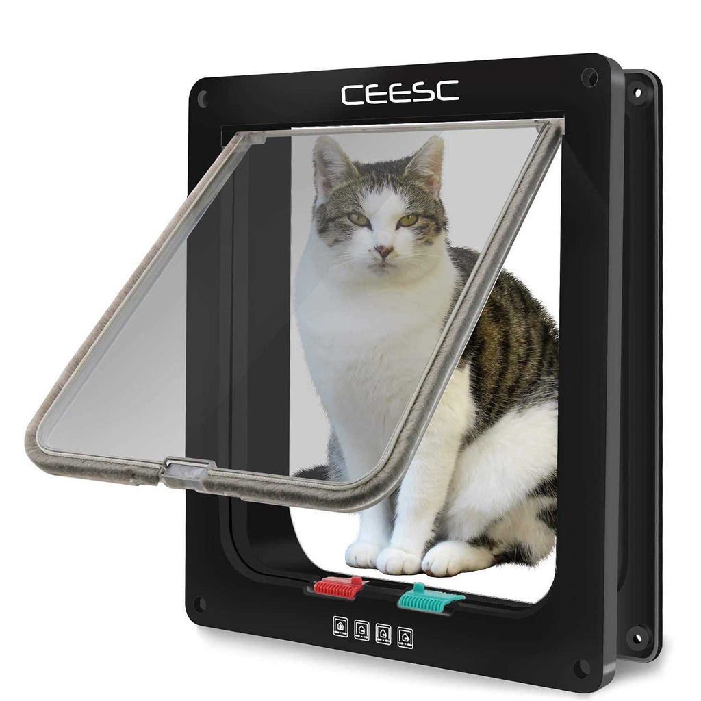 Extra Large Cat Door 4 Way Locking Y396