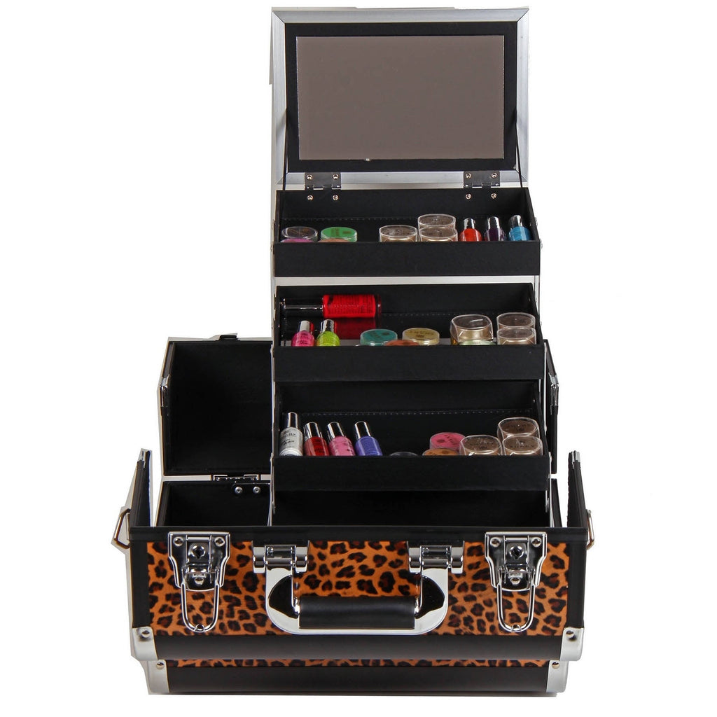 Leopards Texture Train Case N261