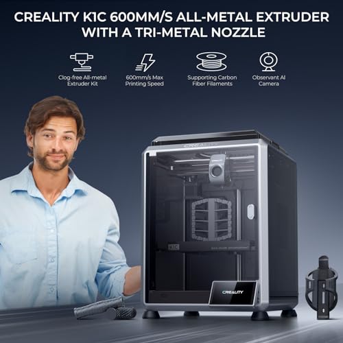3D Printer with AI Camera 300°C Printing Support Carbon Fiber Filaments U323177