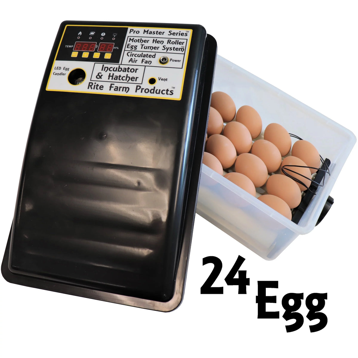 24 Chicken Egg Incubator & Hatcher Turner J3952