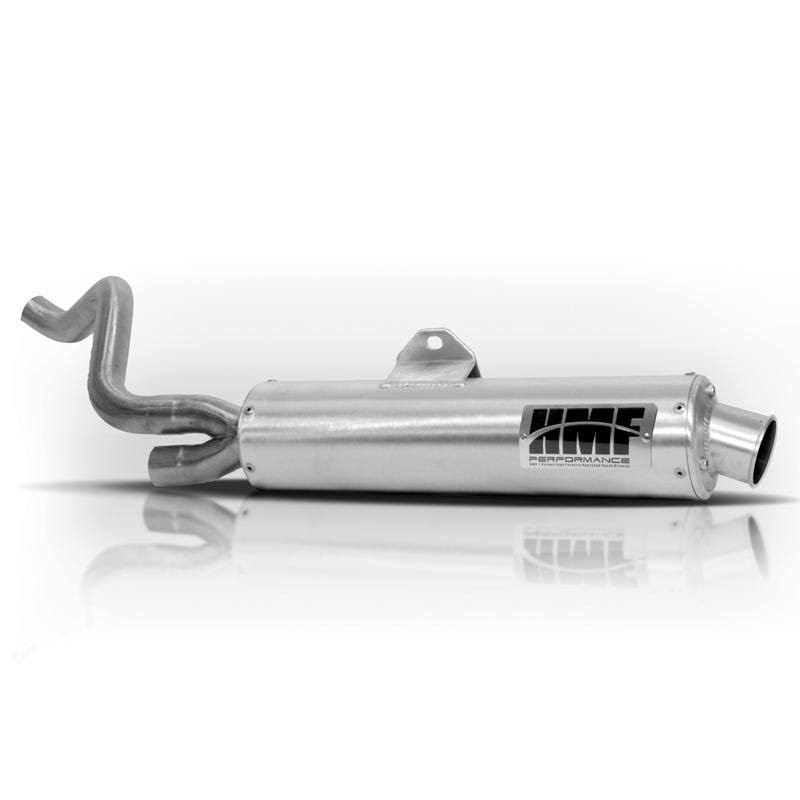 Red Slip On Exhaust with Turn-Down End Cap M342