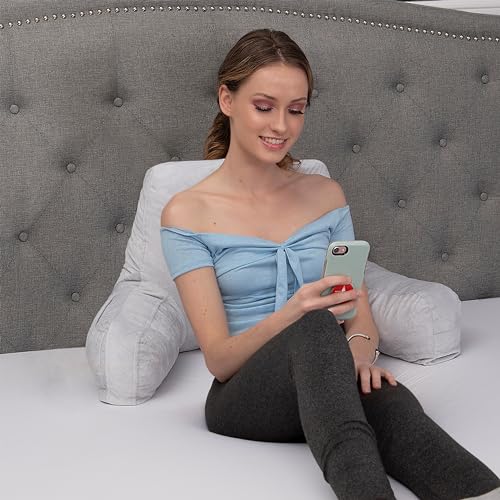 Black Standard+ Original Reading Pillow with Arms, Shredded Memory Foam Y33458