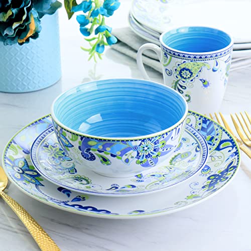 16 Piece Round Porcelain Dinnerware Set T610