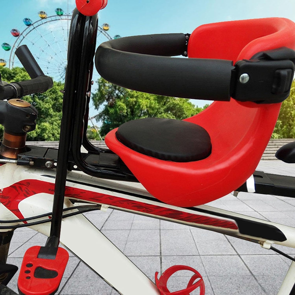 Front Mounted Child Bike Seat with Pedals M8948