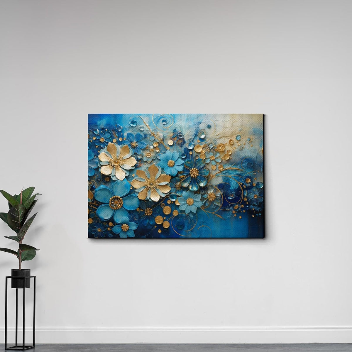 Vintage Mandala Flowers Wall Art Y84567