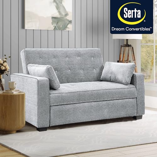 Queen Size Velvet Convertible Sleeper Sofa F322610