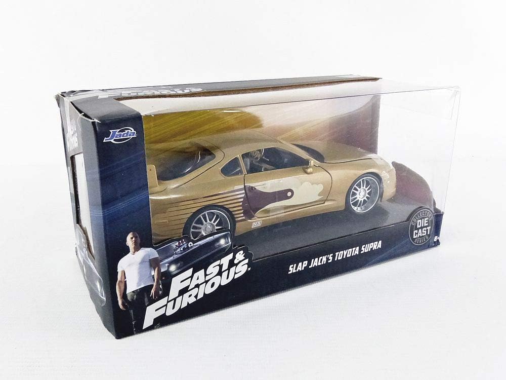 Gold 1:24 Scale Die-Cast Toyota Supra Toy Car A39186