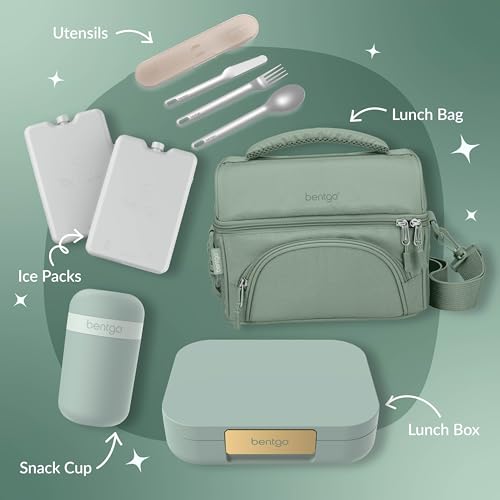 Dark Gray Bento Lunch Box, 3-4 Compartments, Leak-Resistant, 44 fl oz, BPA-Free H89106