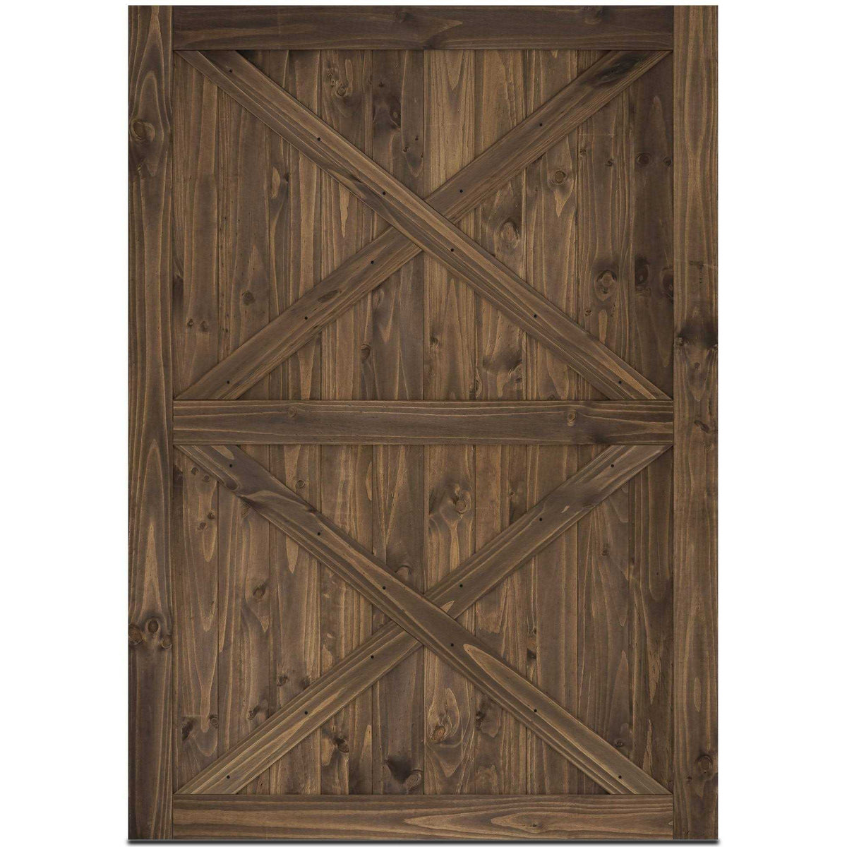 Sliding Interior Barn Door Unfinished Pine Wood U948183