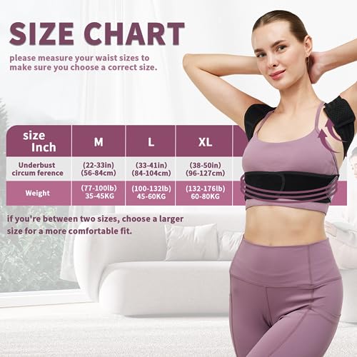 Adjustable Upper Back Brace Posture Corrector (XL) E400999