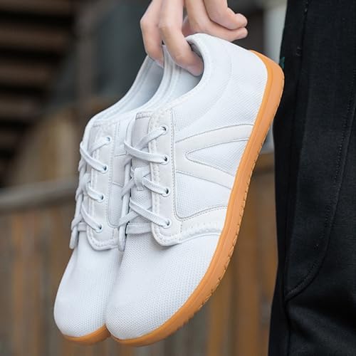 Men's Mesh Lace-Up Flat Casual Sneakers F35420