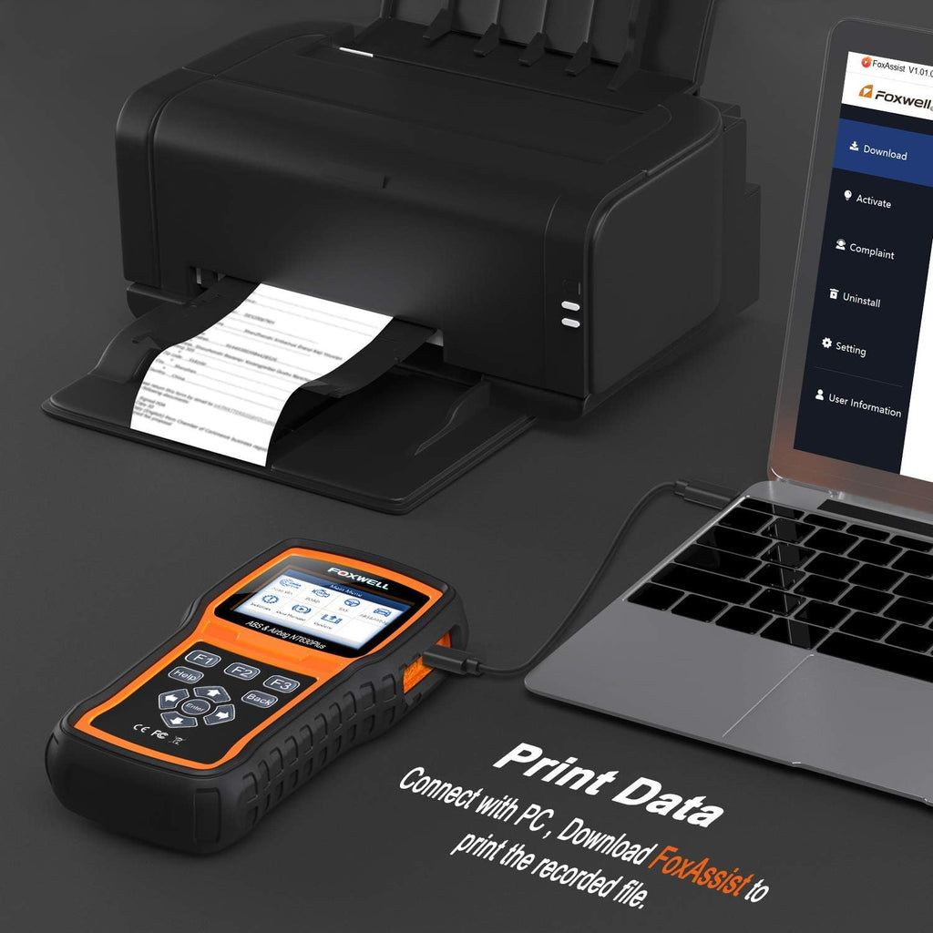 OBD2 Scanner ABS SRS Bidirectional Scan Tool W287175