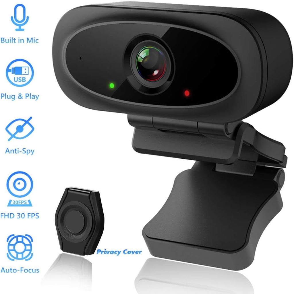 Full HD 1080p Webcam with Microphones T90451