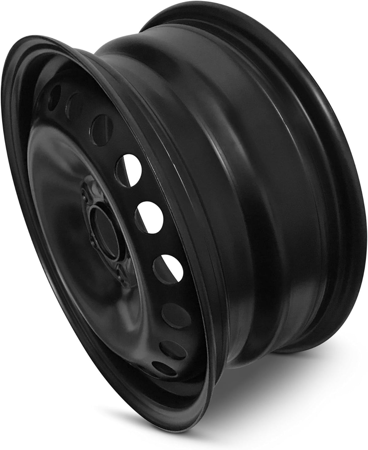 16 Inch 5 Lug Black Steel Wheel F363