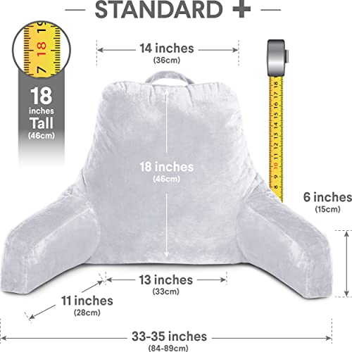 Black Standard+ Original Reading Pillow with Arms, Shredded Memory Foam Y33458