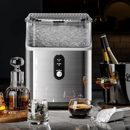 Black Portable Ice Maker Machine with Self-Cleaning Function I509