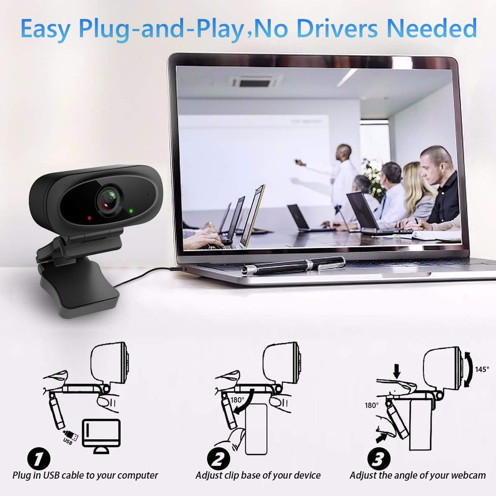 Full HD 1080p Webcam with Microphones T90451