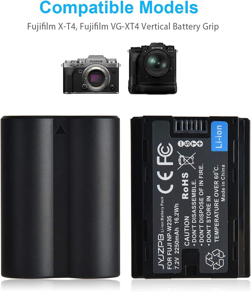 Rechargeable Li-Ion Camera Battery 2-Pack with Battery Charger L786609